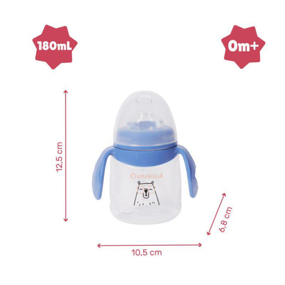 Nekapající hrníček s úchyty 180 ml