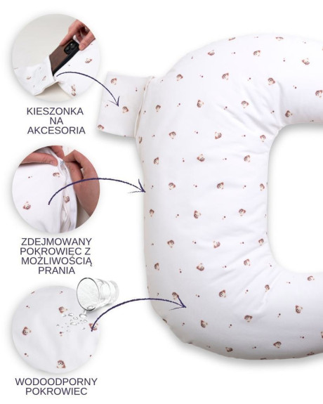 Polohovací polštář MiniRelax jersey 150 cm Babymatex