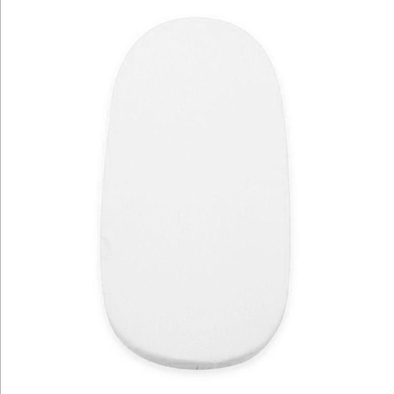 Froté nepromokavá podložka do kočárku 35 x 75 cm bílá New Baby