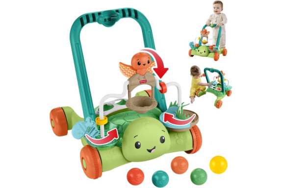 Interaktivní chodítko želva Fisher Price
