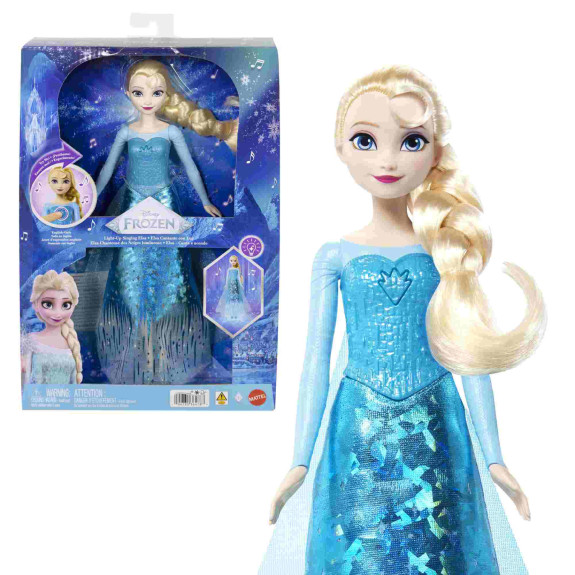 Anglicky zpívající panenka Elsa se světly Frozen