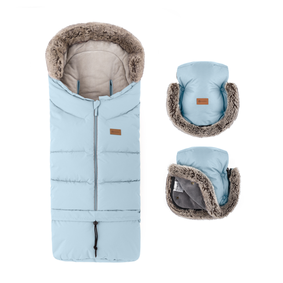 Set zimní fusak Arctic 4 v 1 + rukavice na kočárek Furry Petite & Mars