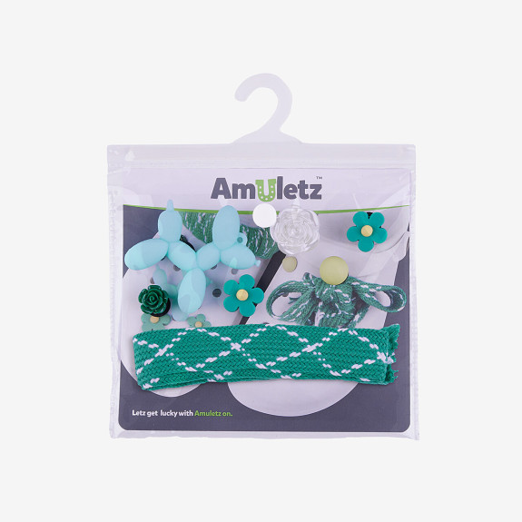Amulety - ozdoby na boty Amuletz Tkaničky set mix Coqui