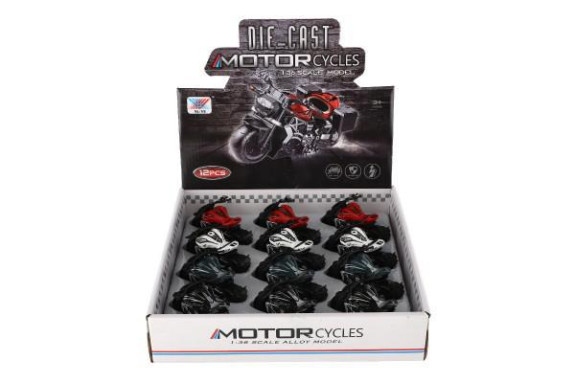 Motorka kov/plast 10 cm na zpětné natažení