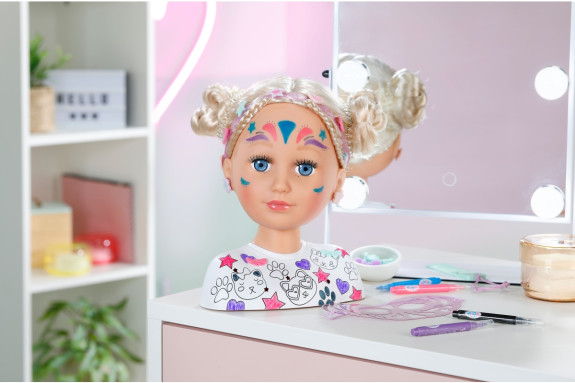 Kreativní česací hlava Baby born