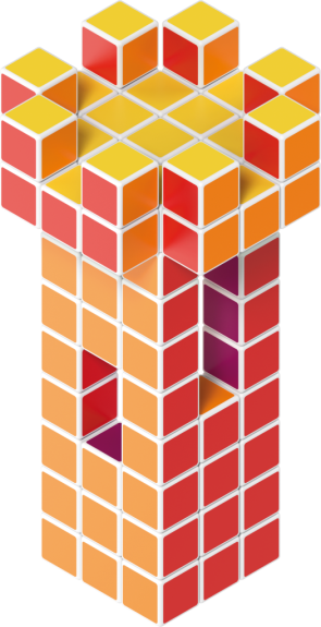 Geomag Magicube Art 64 dílků