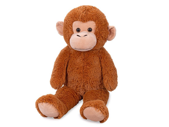 Opice plyšová 80 cm hnědá Plush Friends