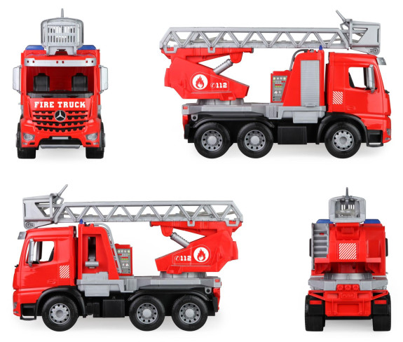 Auto hasiči s žebříkem Mercedes Arocs 47 cm