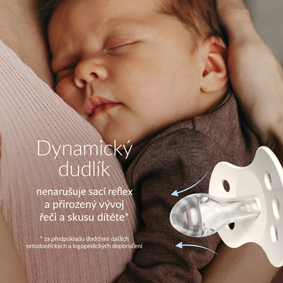 Mini dudlík silikonový dynamický Petit Marin 0-2 m, 2 ks kluk Lovi