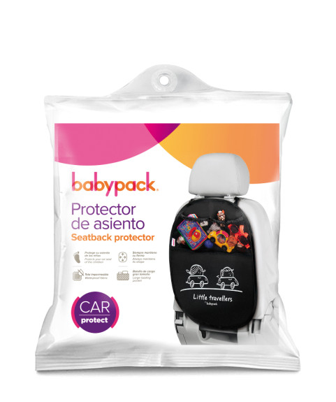 Organizér a ochrana autosedadla, černý Babypack