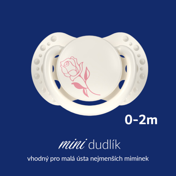 Mini dudlík silikonový dynamický Petit Marin 0-2 m, 2 ks kluk Lovi