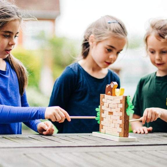 Dřevěná motorická hra Řítící se džungle Bigjigs Toys