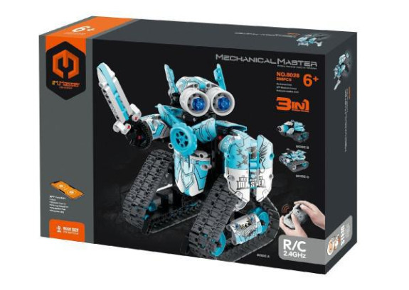 Stavebnice 3 v 1 programovatelný robot RC 2,4 GHz 398 dílků na baterie iM.Master