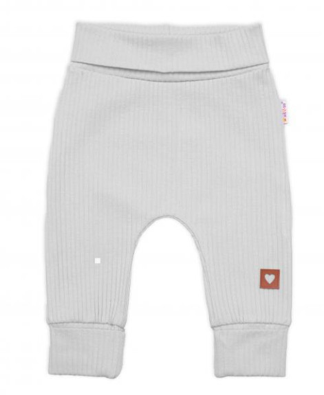 Žebrovaná rostoucí souprava 3D Baby Boy Šedá