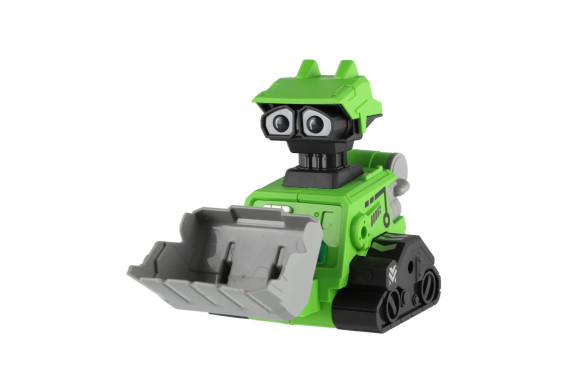Robot vesmírný Zmáčkni a jeď plast 14 cm na setrvačník