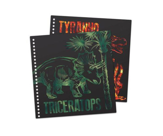 Dinosauři Vyškrabovací deníček Nebulous Stars
