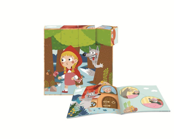 Kostky Pohádka o Červené karkulce 2Kids Toys 