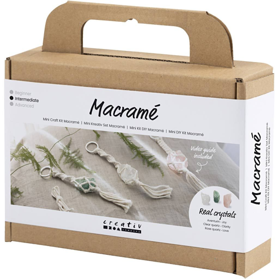 Kreativní sada Mini Craft Kit Macramé Key Rings Creativ Company