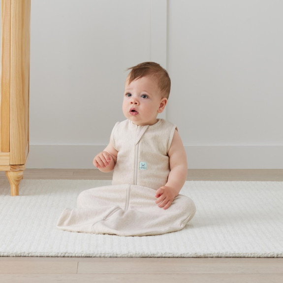 Pytel na spaní organická bavlna Jersey Oatmeal Marle 0,2 tog ErgoPouch