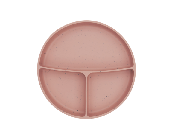 Talíř dělený s přísavkou Platinum Silicone KikkaBoo