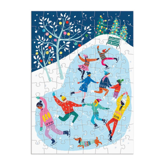 Galison Puzzle adventní kalendář 12 v 1