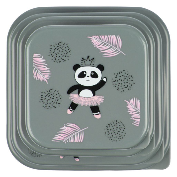 Box na svačinu 4 v 1 Panda Baagl
