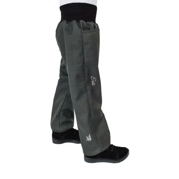 Dětské softshellové kalhoty s beránkem Lamb Grey Esito