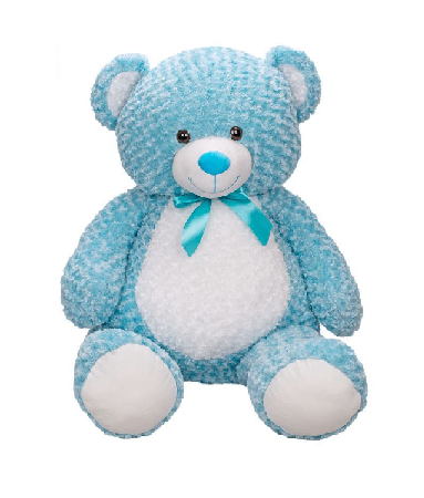 Medvěd plyšový 135 cm s mašlí 0 m+ Plush Friends