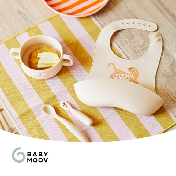 Silikonová jídelní sada Baby First meal set Mini Babymoov