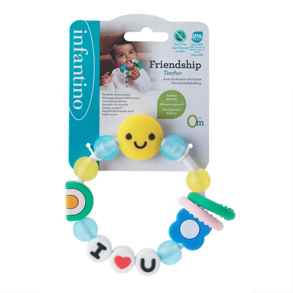 Kousátko silikonové Friendship Infantino