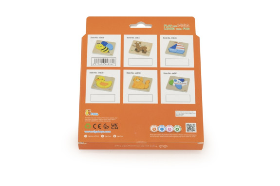 Dřevěné puzzle pro nejmenší - včelka