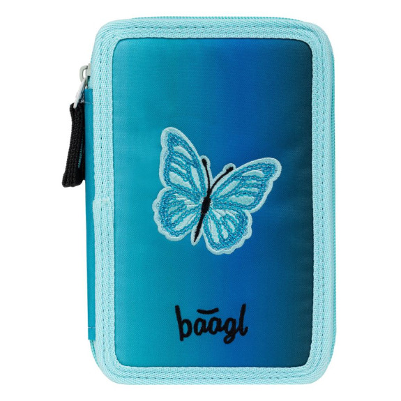 Školní penál třípatrový Butterfly GRS Baagl