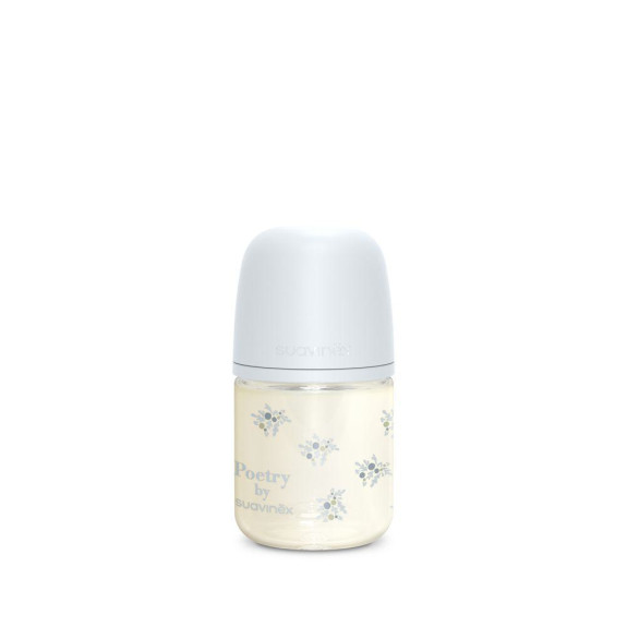 Láhev sklo Poetry 120 ml fyziologická SX Pro 0 m+ SF Suavinex 