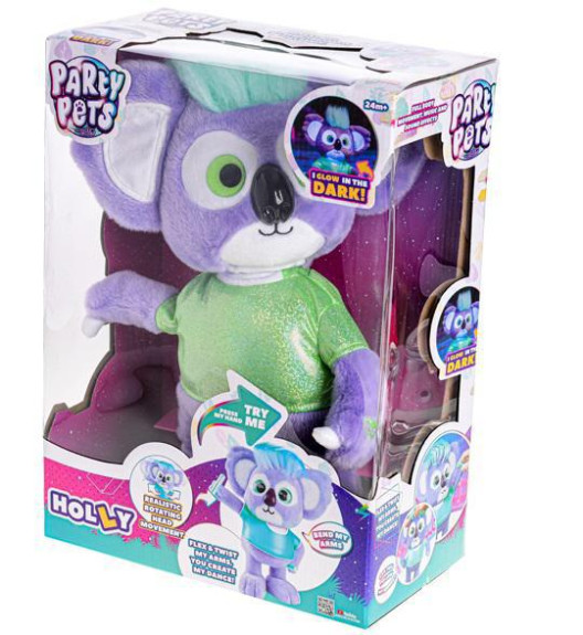 Koala plyšová 36 cm tančící na baterie se zvukem a svítící ve tmě 24 m+
