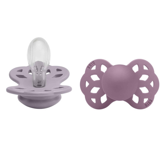 Infinity symetrické dudlíky silikon 6 - 36 měsíců 2 ks Bibs