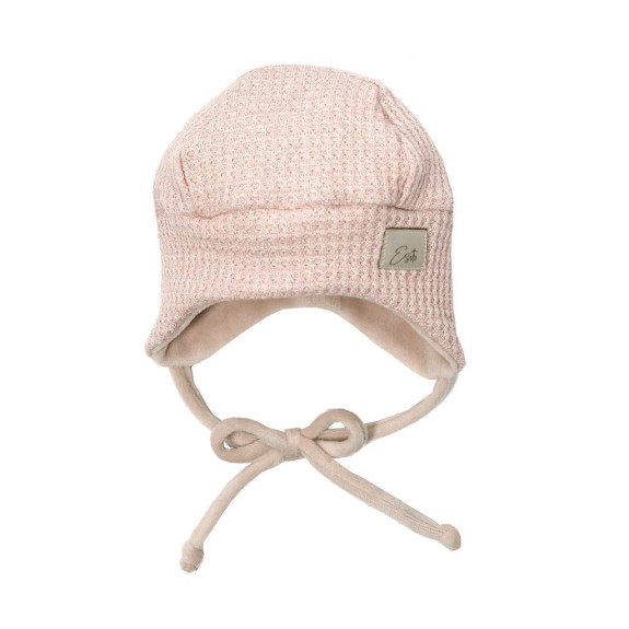 Čepice pro miminko Mimi svetrová Powder pink Esito