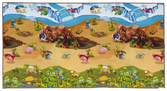 Scarlett dětský kobereček PVC 3D DINO - 120 x 200 cm