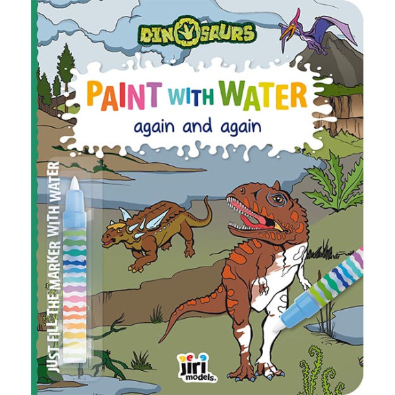 Maluj vodou znovu a znovu Dinosaurs