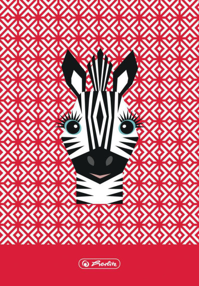 Desky na písmena A4, zebra