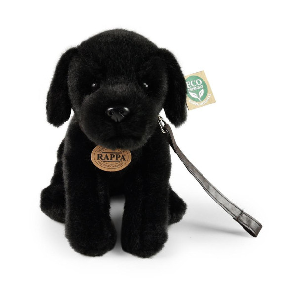 Plyšový pes labrador černý 25 cm Rappa