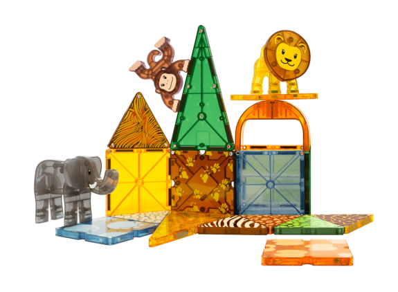 Magnetická stavebnice Safari 25 dílů Magna-tiles