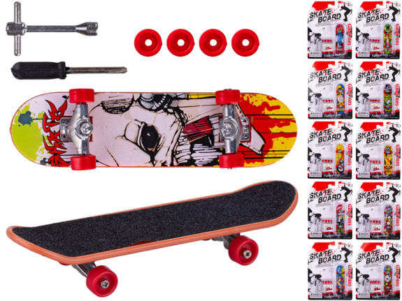 Skateboard 9,5 cm kov šroubovací