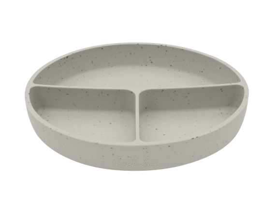 Talíř dělený s přísavkou Platinum Silicone KikkaBoo