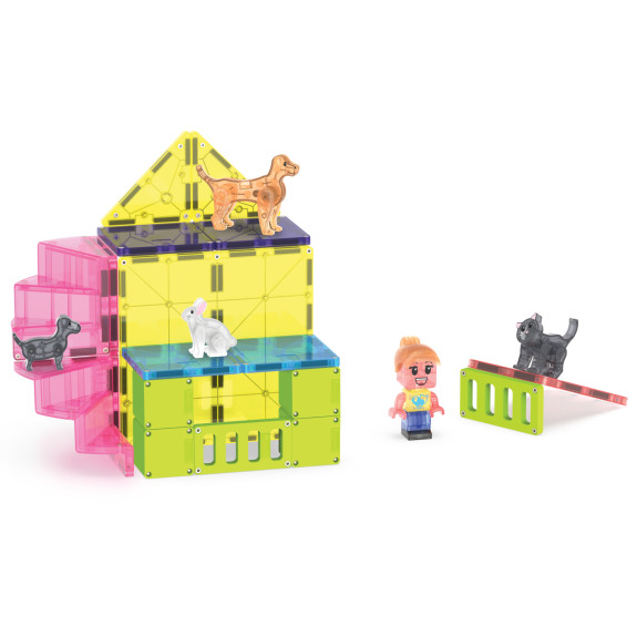 Magnetická stavebnice Pet Playhouse 50 dílů