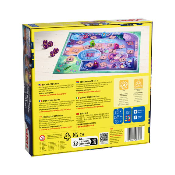 Společenská hra Play&Learn Tajný kód 13+4 Haba