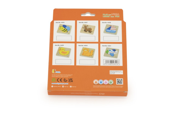 Dřevěné puzzle pro nejmenší - letadlo