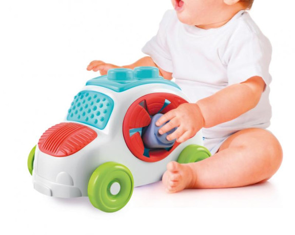 Clemmy baby - kyblík s kostkami - autíčko