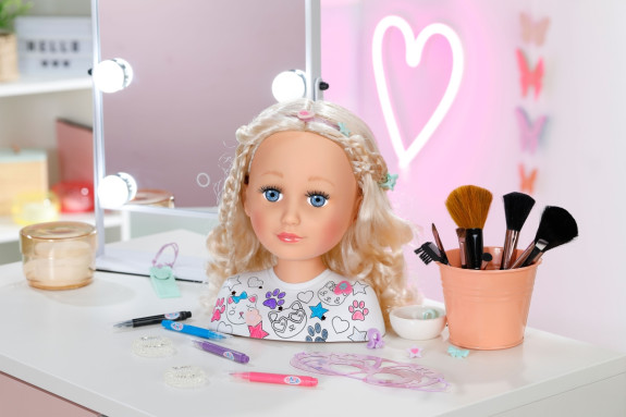 Kreativní česací hlava Baby born