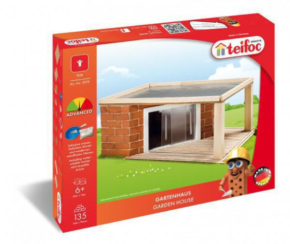Stavebnice Teifoc Zahradní dům 135 ks