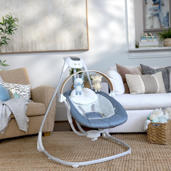 Houpačka pohupující hudební Chambray 0 m+, do 9 kg Ingenuity